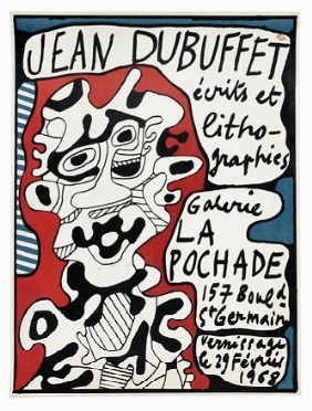  Jean Dubuffet  (Le Havre, 1901 - Parigi, 1985) : Galerie La Pochade.  - Asta Arte Moderna e Contemporanea [Parte II] - Libreria Antiquaria Gonnelli - Casa d'Aste - Gonnelli Casa d'Aste