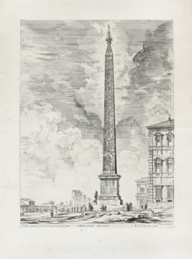  Giovanni Battista Piranesi  (Mogliano Veneto, 1720 - Roma, 1778) : Obelisco egizio.  - Asta Arte Antica [Parte I] - Libreria Antiquaria Gonnelli - Casa d'Aste - Gonnelli Casa d'Aste