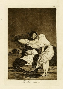  Francisco Goya y Lucientes  (Fuendetodos,, 1746 - Bordeaux,, 1828) : Mala Noche!  - Asta Arte Antica [Parte I] - Libreria Antiquaria Gonnelli - Casa d'Aste - Gonnelli Casa d'Aste