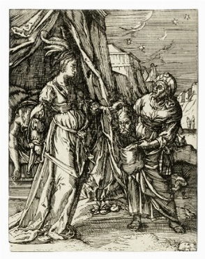  Christoffel van Sichem  (Basilea, 1581 - Amsterdam, 1658) [da] : Giuditta con la testa di Oloferne.  - Asta Arte Antica [Parte I] - Libreria Antiquaria Gonnelli - Casa d'Aste - Gonnelli Casa d'Aste