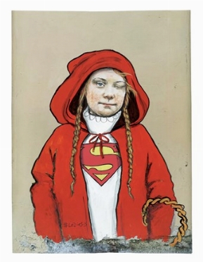  LeDiesis : Greta Thunberg.  - Asta Arte Moderna e Contemporanea [Parte II] - Libreria Antiquaria Gonnelli - Casa d'Aste - Gonnelli Casa d'Aste