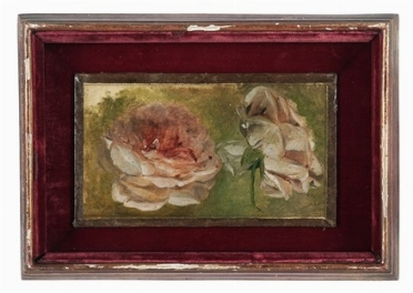  Luigi Scrosati  (Milano, 1815 - 1869) : Studio di rose.  - Asta Arte Moderna e Contemporanea [Parte II] - Libreria Antiquaria Gonnelli - Casa d'Aste - Gonnelli Casa d'Aste