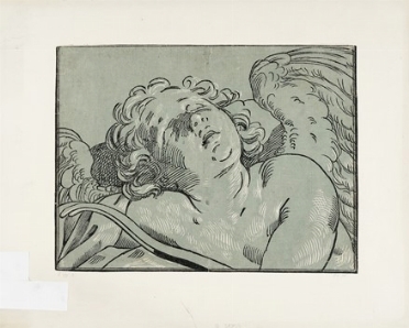  Bartolomeo Coriolano  (Bologna,  - 1676) : Cupido dormiente.  - Auction Ancient  [..]