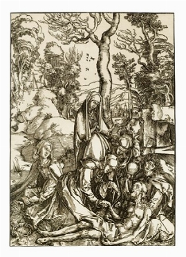  Albrecht Drer  (Norimberga,, 1471 - 1528) [da] : La lamentazione.  - Asta Arte Antica [Parte I] - Libreria Antiquaria Gonnelli - Casa d'Aste - Gonnelli Casa d'Aste