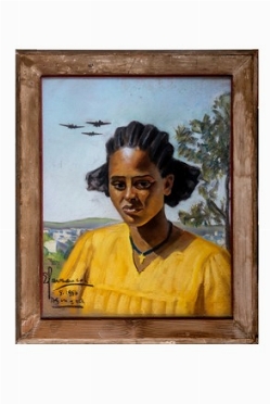  Faraciocchi E. : Deborah. Ritratto di giovane eritrea.  Benito Mussolini  - Asta Arte Moderna e Contemporanea [Parte II] - Libreria Antiquaria Gonnelli - Casa d'Aste - Gonnelli Casa d'Aste