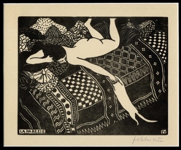  Flix Vallotton  (Losanna, 1865 - Parigi, 1925) : La paresse.  - Asta Arte Moderna e Contemporanea [Parte II] - Libreria Antiquaria Gonnelli - Casa d'Aste - Gonnelli Casa d'Aste