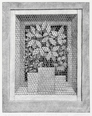  Alberico Morena  (Gubbio, 1926 - Spoleto, 2014) : La finestrina.  - Asta Arte Moderna e Contemporanea [Parte II] - Libreria Antiquaria Gonnelli - Casa d'Aste - Gonnelli Casa d'Aste