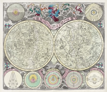  Georg Matthus Seutter  (Augsburg,, 1678 - 1756) : Planisphaerium  coeleste.  - Asta Arte Antica [Parte I] - Libreria Antiquaria Gonnelli - Casa d'Aste - Gonnelli Casa d'Aste