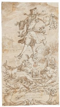  Cornelius Nicolas Schurtz  (Norimberga, 1651 - 1700) : Politicus Sceleratus impugnatus.  - Auction Prints and Drawings from XVI to XX century - Libreria Antiquaria Gonnelli - Casa d'Aste - Gonnelli Casa d'Aste
