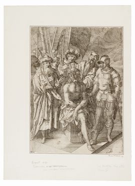  Hans Weiner  (Weilheim, ) : Ecce Homo.  - Auction Prints and Drawings from XVI to XX century - Libreria Antiquaria Gonnelli - Casa d'Aste - Gonnelli Casa d'Aste