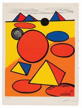  Alexander Calder  (Lawton, 1898 - New York, 1976) : A San Lazzaro.  - Auction Prints and Drawings from XVI to XX century - Libreria Antiquaria Gonnelli - Casa d'Aste - Gonnelli Casa d'Aste