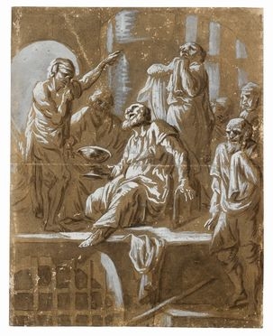 Scena di prigionia.  - Auction Prints and Drawings from XVI to XX century - Libreria Antiquaria Gonnelli - Casa d'Aste - Gonnelli Casa d'Aste