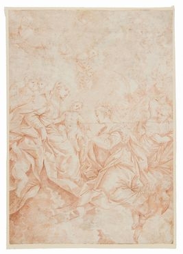 Matrimonio mistico di Santa Caterina.  - Auction Prints and Drawings from XVI to XX century - Libreria Antiquaria Gonnelli - Casa d'Aste - Gonnelli Casa d'Aste