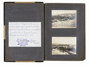  Fotografia, Arte : Album di fotografie della I guerra mondiale 1915-1918 (Africa).  - Auction Prints and Drawings - Libreria Antiquaria Gonnelli - Casa d'Aste - Gonnelli Casa d'Aste