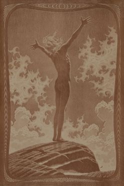  Fidus [pseud. di Hugo Hppener]  (Lubecca, 1868 - Woltersdorf, 1948) : Lichtgebet (Preghiera alla luce).  - Auction Prints and Drawings - Libreria Antiquaria Gonnelli - Casa d'Aste - Gonnelli Casa d'Aste