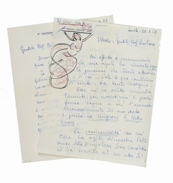  Margotti Anacleto : 2 lettere autografe firmate inviate al Professor Fontana a Ravenna.  - Auction BOOKS, MANUSCRIPTS AND AUTOGRAPHS - Libreria Antiquaria Gonnelli - Casa d'Aste - Gonnelli Casa d'Aste