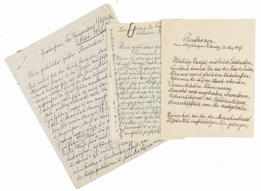  Gaudy Alice (von) : Insieme di 7 lettere autografe firmate e 8 brani poetici (7 autografi firmati, 1 dattiloscritto) inviati alla Signorina Edwige Hausser, Firenze. Poesia, Letteratura  - Auction BOOKS, MANUSCRIPTS AND AUTOGRAPHS - Libreria Antiquaria Gonnelli - Casa d'Aste - Gonnelli Casa d'Aste