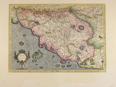  Mercatore Gherardo, Hondius Jodocus : Tuscia.  - Asta Stampe, disegni, carte geografiche e vedute - Libreria Antiquaria Gonnelli - Casa d'Aste - Gonnelli Casa d'Aste