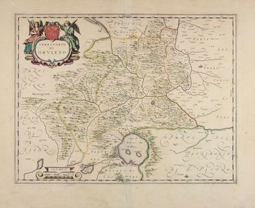  Blaeu Johannes : Territorio di Orvieto.  - Asta Stampe, disegni, carte geografiche e vedute - Libreria Antiquaria Gonnelli - Casa d'Aste - Gonnelli Casa d'Aste