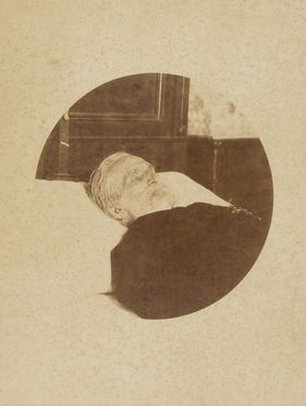  Giuseppe Verdi  (Roncole Verdi, 1813 - Milano, 1901) : Ritratto fotografico del Maestro sul letto di morte (particolare del viso).  - Auction BOOKS, MANUSCRIPTS AND AUTOGRAPHS - Libreria Antiquaria Gonnelli - Casa d'Aste - Gonnelli Casa d'Aste
