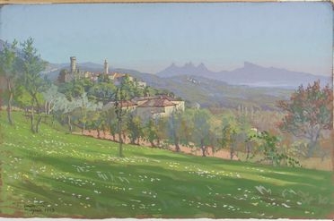  Pietro D'Achiardi  (Pisa, 1879 - Roma, 1940) : Malgrate.  - Auction Prints, Drawings, Maps and Views - Libreria Antiquaria Gonnelli - Casa d'Aste - Gonnelli Casa d'Aste