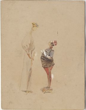  Carlo Chiostri  (Firenze, 1863 - 1939) : Vittorio Emanuele III e la Regina Margherita.  - Auction Prints and Drawings - Libreria Antiquaria Gonnelli - Casa d'Aste - Gonnelli Casa d'Aste
