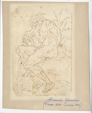 Alessandro Gherardini  (Firenze, 1655 - Livorno, 1726) [attribuito a] : Allegoria di Fiume.  - Auction Prints and Drawings - Libreria Antiquaria Gonnelli - Casa d'Aste - Gonnelli Casa d'Aste
