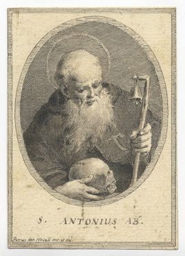  Pietro Antonio Novelli  (Venezia, 1729 - 1804) : Sant?Antonio Abate.  - Auction Prints and Drawings - Libreria Antiquaria Gonnelli - Casa d'Aste - Gonnelli Casa d'Aste