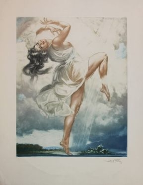  Almry Lobel Riche  (Ginevra, 1880 - Parigi, 1950) : Danseuse.  - Auction BOOKS, MANUSCRIPTS, PRINTS AND DRAWINGS - Libreria Antiquaria Gonnelli - Casa d'Aste - Gonnelli Casa d'Aste
