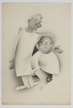  Paolo Federico Garretto  (Napoli, 1903 - 1989) : Illustrazione per ?Vanity Fair?.  - Auction Timed Auction: Prints & drawings - Libreria Antiquaria Gonnelli - Casa d'Aste - Gonnelli Casa d'Aste