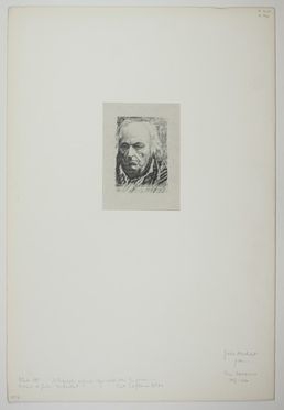  Henry De Groux  (Bruxelles, 1866 - Marsiglia, 1930) : Ritratto di Jules Michelet.  - Asta Asta a tempo: Stampe & disegni - Libreria Antiquaria Gonnelli - Casa d'Aste - Gonnelli Casa d'Aste
