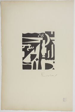  Julius Evola  (Roma, 1898 - 1974) : Composizione.  - Asta Asta a tempo: Stampe & disegni - Libreria Antiquaria Gonnelli - Casa d'Aste - Gonnelli Casa d'Aste