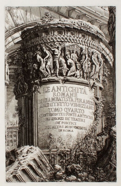 Giovanni Battista Piranesi  (Mogliano Veneto, 1720 - Roma, 1778)