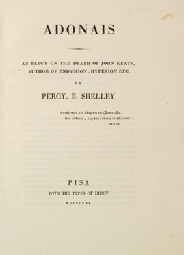 Shelley Percy Bysshe