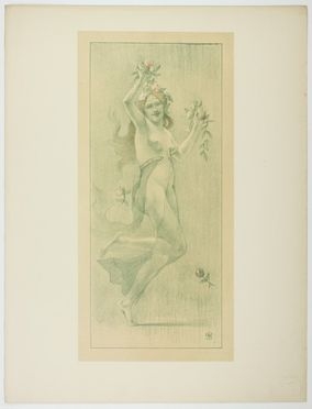  Andr Louis Armand Rassenfosse  (Liegi, 1862 - 1934) : Danse.  - Auction Timed Auction: Prints & drawings - Libreria Antiquaria Gonnelli - Casa d'Aste - Gonnelli Casa d'Aste