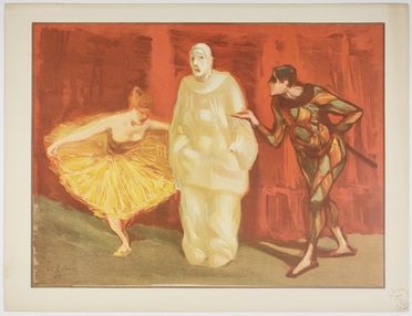  Henri Gabriel Ibels  (Parigi, 1867 - 1914) : Pantomine.  - Auction Timed Auction: Prints & drawings - Libreria Antiquaria Gonnelli - Casa d'Aste - Gonnelli Casa d'Aste