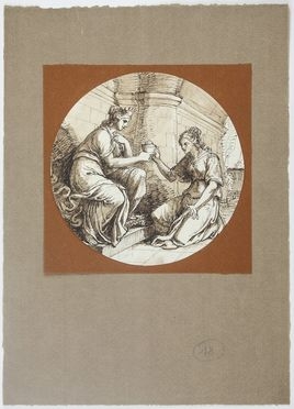 Scena storico-mitologica.  - Auction Timed Auction: Prints & drawings - Libreria Antiquaria Gonnelli - Casa d'Aste - Gonnelli Casa d'Aste