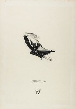  Alberto Martini  (Oderzo, 1876 - Milano, 1954) : Ophelia. Finale Atto IV.  - Asta Manoscritti, Libri, Autografi, Stampe & Disegni - Libreria Antiquaria Gonnelli - Casa d'Aste - Gonnelli Casa d'Aste