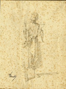  Domenico Morelli  (Napoli, 1826 - 1901) : Arabo.  - Asta Libri, Grafica - Libreria Antiquaria Gonnelli - Casa d'Aste - Gonnelli Casa d'Aste