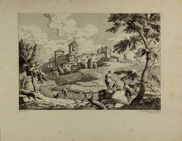  Giuliano Giampiccoli  (Belluno, 1703 - 1759) : Paesaggio. Da Marco Ricci.  Marco Ricci  (Belluno, 1676 - Venezia, 1730)  - Asta Libri, Grafica - Libreria Antiquaria Gonnelli - Casa d'Aste - Gonnelli Casa d'Aste