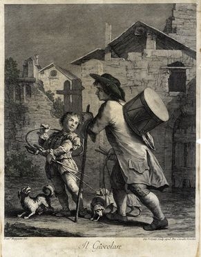  Giovanni Volpato  (Bassano del Grappa, 1735 - Roma, 1803) : Il Giocolare.  Francesco Maggiotto  - Asta Libri, Grafica - Libreria Antiquaria Gonnelli - Casa d'Aste - Gonnelli Casa d'Aste