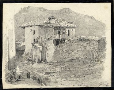  Arturo Faldi  (Firenze, 1856 - 1911) : Casolare.  - Asta Libri, Grafica - Libreria Antiquaria Gonnelli - Casa d'Aste - Gonnelli Casa d'Aste