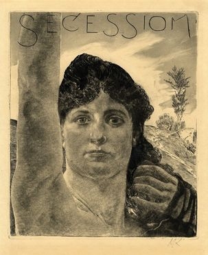  Max Klinger  (Lipsia, 1857 - Grossjena, 1920) : Umschlagtitel 'Secession' (Copertina per 'Secession').  - Asta Libri, Grafica - Libreria Antiquaria Gonnelli - Casa d'Aste - Gonnelli Casa d'Aste