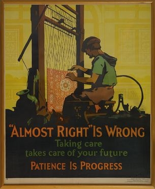  Frank Mather Beatty  (1899 - 1984) : 'Almost right' is wrong.  - Asta Design, Grafica - Libreria Antiquaria Gonnelli - Casa d'Aste - Gonnelli Casa d'Aste