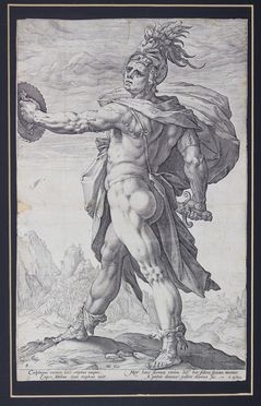  Hendrik Goltzius  (Mhlbracht,, 1558 - Haarlem,, 1617) : Calphurnius.  - Asta Stampe e Disegni XVI-XX secolo, Dipinti dell'800 e del '900. - Libreria Antiquaria Gonnelli - Casa d'Aste - Gonnelli Casa d'Aste