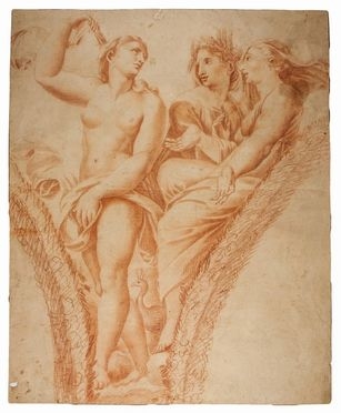 Venere con Cerere e Giunone.  - Auction Prints, Drawings and Paintings from 16th until 20th centuries - Libreria Antiquaria Gonnelli - Casa d'Aste - Gonnelli Casa d'Aste