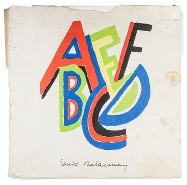  Sonia Delaunay  (Gradshik, 1885 - Parigi, 1979) : L'alphabet Abcdef.  - Auction Prints, Drawings and Paintings from 16th until 20th centuries - Libreria Antiquaria Gonnelli - Casa d'Aste - Gonnelli Casa d'Aste
