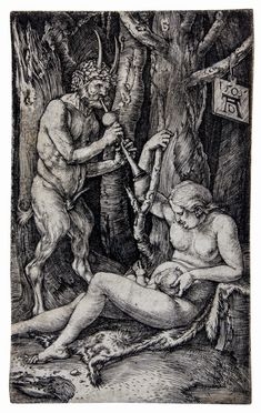  Albrecht Drer  (Norimberga, 1471 - Norimberga, 1528) : La famiglia del satiro.  - Auction Books & Graphics. Part I: Prints, Drawings & Paintings - Libreria Antiquaria Gonnelli - Casa d'Aste - Gonnelli Casa d'Aste
