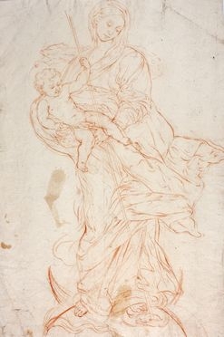  Carlo Maratta  (Camerano, 1625 - Roma, 1713) [da] : Immacolata Concezione.  - Asta Libri & Grafica. Parte I: Stampe, Disegni & Dipinti - Libreria Antiquaria Gonnelli - Casa d'Aste - Gonnelli Casa d'Aste