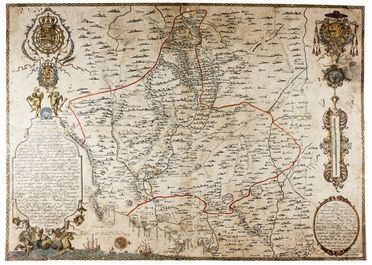  Felipe Vidal y Pinilla : Mapa del obispado de Cartagena.  - Asta Libri & Grafica. Parte I: Stampe, Disegni & Dipinti - Libreria Antiquaria Gonnelli - Casa d'Aste - Gonnelli Casa d'Aste